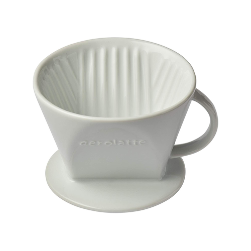 aerolatte No. 4 Size Porcelain Ceramic Coffee Filter - White (Photo: 2)